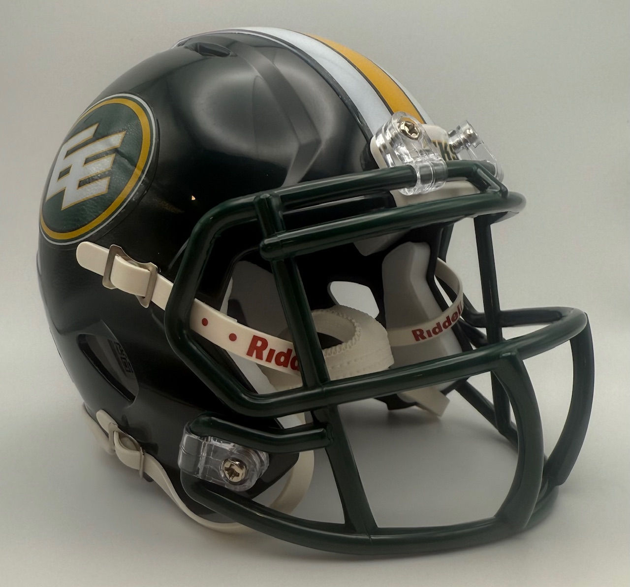 Edmonton Eskimos 2008 & 2011-2015 Riddell Speed Mini Helmet