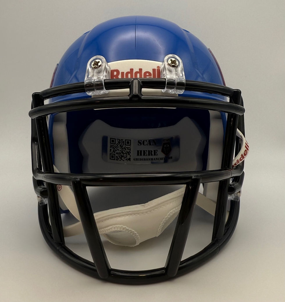 Thumbnail: West Lake Warriors HS (CA) 2024 Riddle Speed Mini Helmet