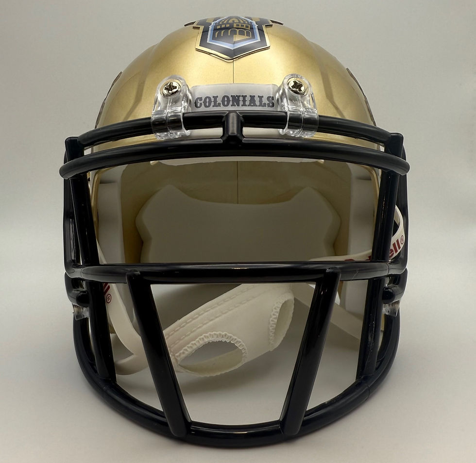 Thumbnail: Hartford Colonials 2010 Riddell Speed Mini Helmet