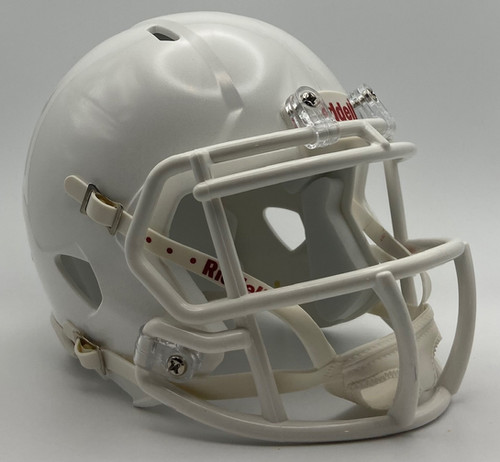 blank shily football helmet Shiny Silver Riddell Speed Customizable Mini Shell Riddell Speed Matte Dark Gray