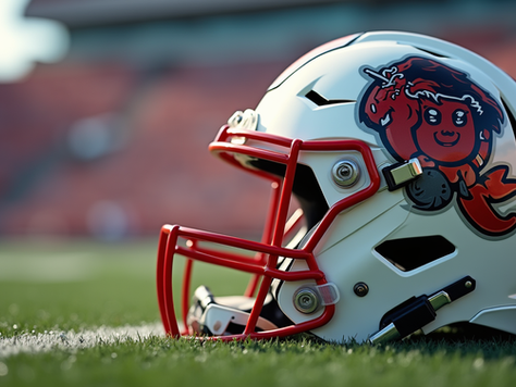 Create Personalized Mascot Decals for Your Helmet Today