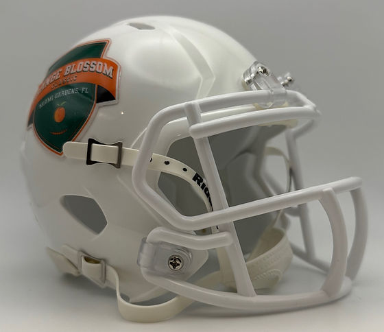 cheap mini football helmets Matte White with White Mask Blank Riddell Revolution Speed Helmet (Decorative Mini Helmet - NOT Wearable Official colors and decals Sacramento State Hornets 2015-2021 &