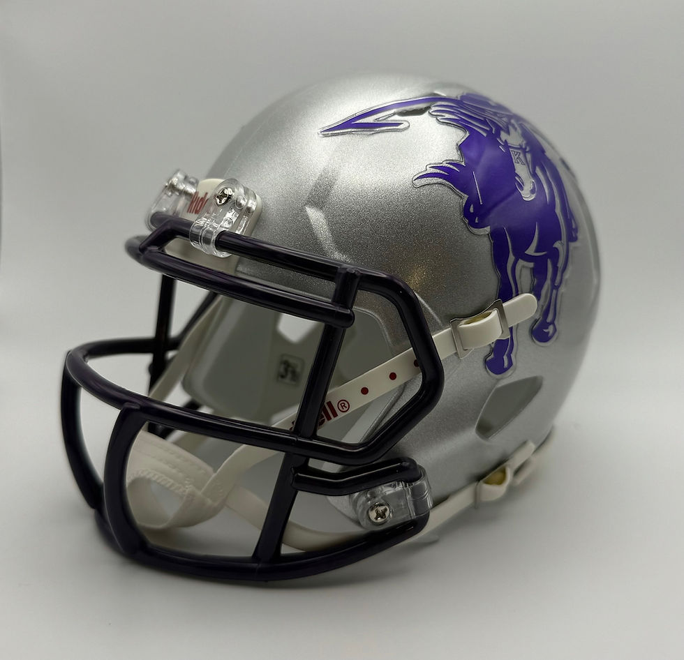 Thumbnail: Kiel Raiders HS (WI) 2021-2024 (chrome decals) Riddell Speed Mini Helmet