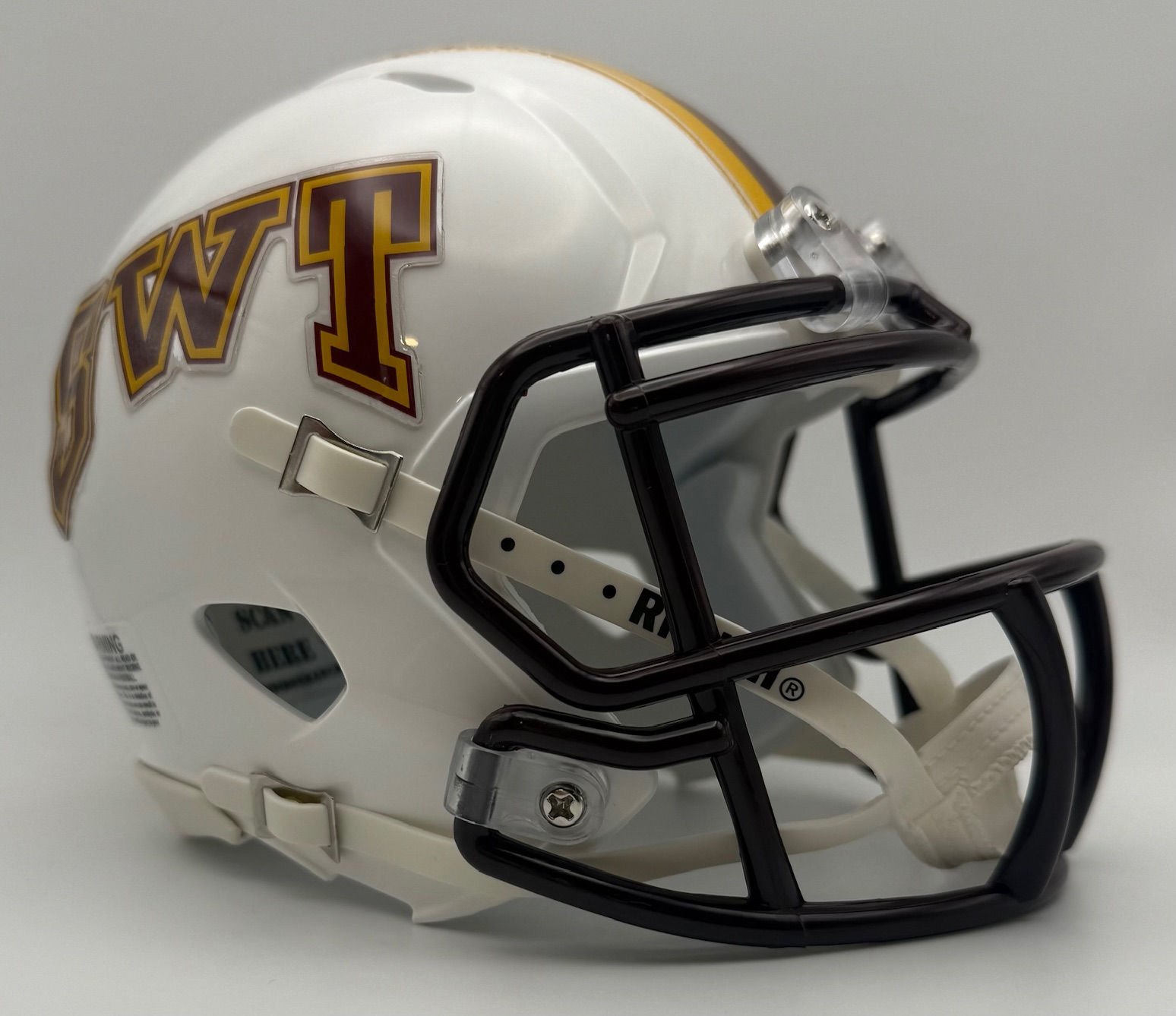 Southwest Texas State Bobcats 1984-1989 & 2018 Riddell Speed Mini Helmet
