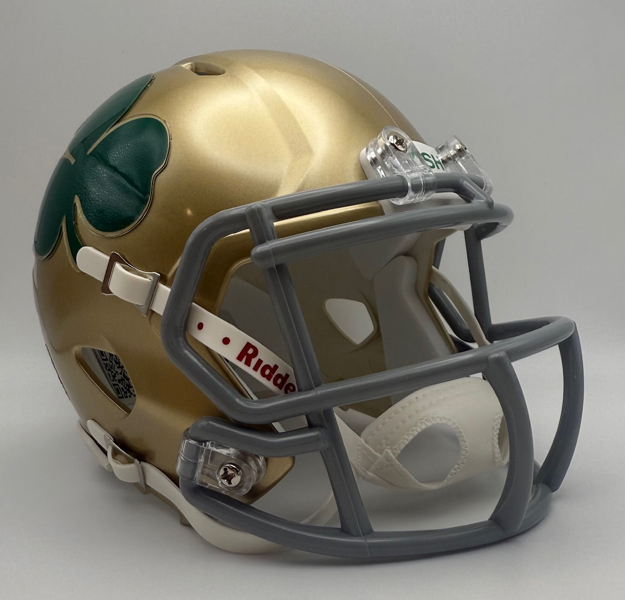 Notre Dame Fighting Irish 1959-62 & 2011 Mini Speed Football Helmet Shamrock