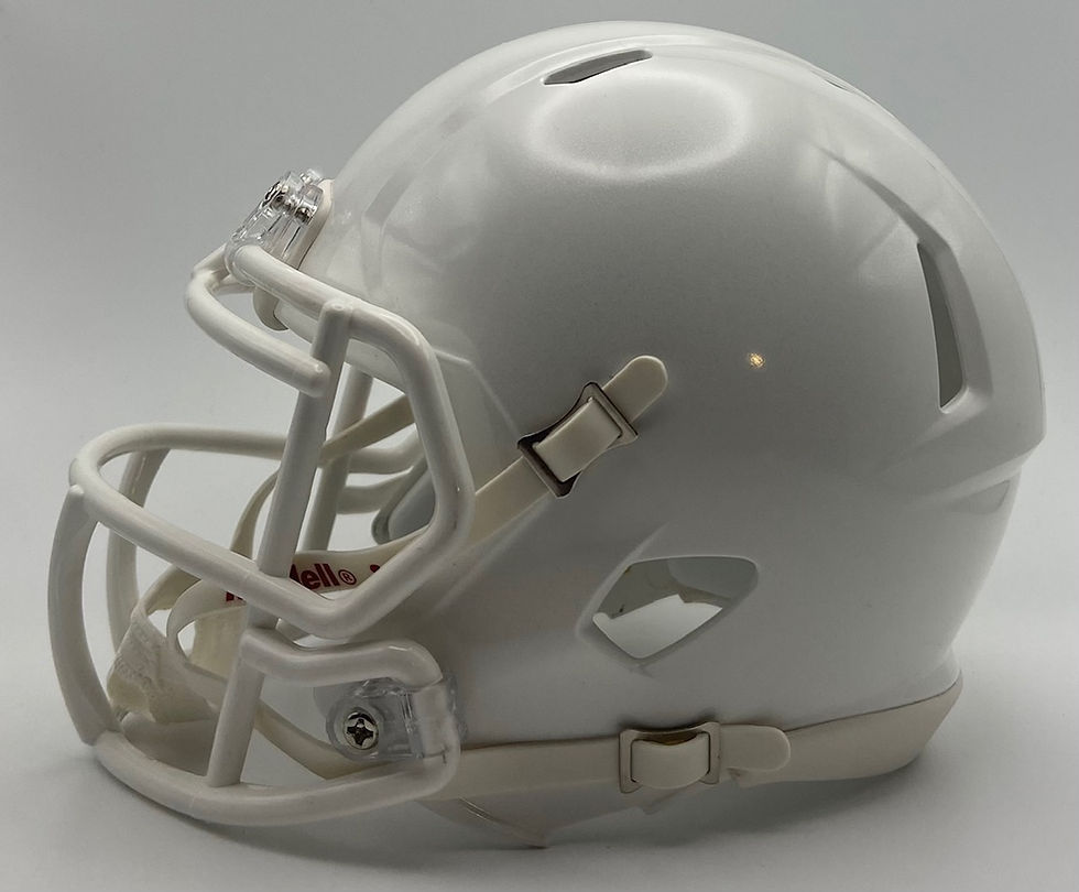 Thumbnail: Build One Custom Blank Riddell Speed Mini Football Helmet with No Decals