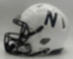 Thumbnail: Nebraska Cornhuskers 2019-20 & 25 Auth. Riddell Speed Helmet Black N & Stripe