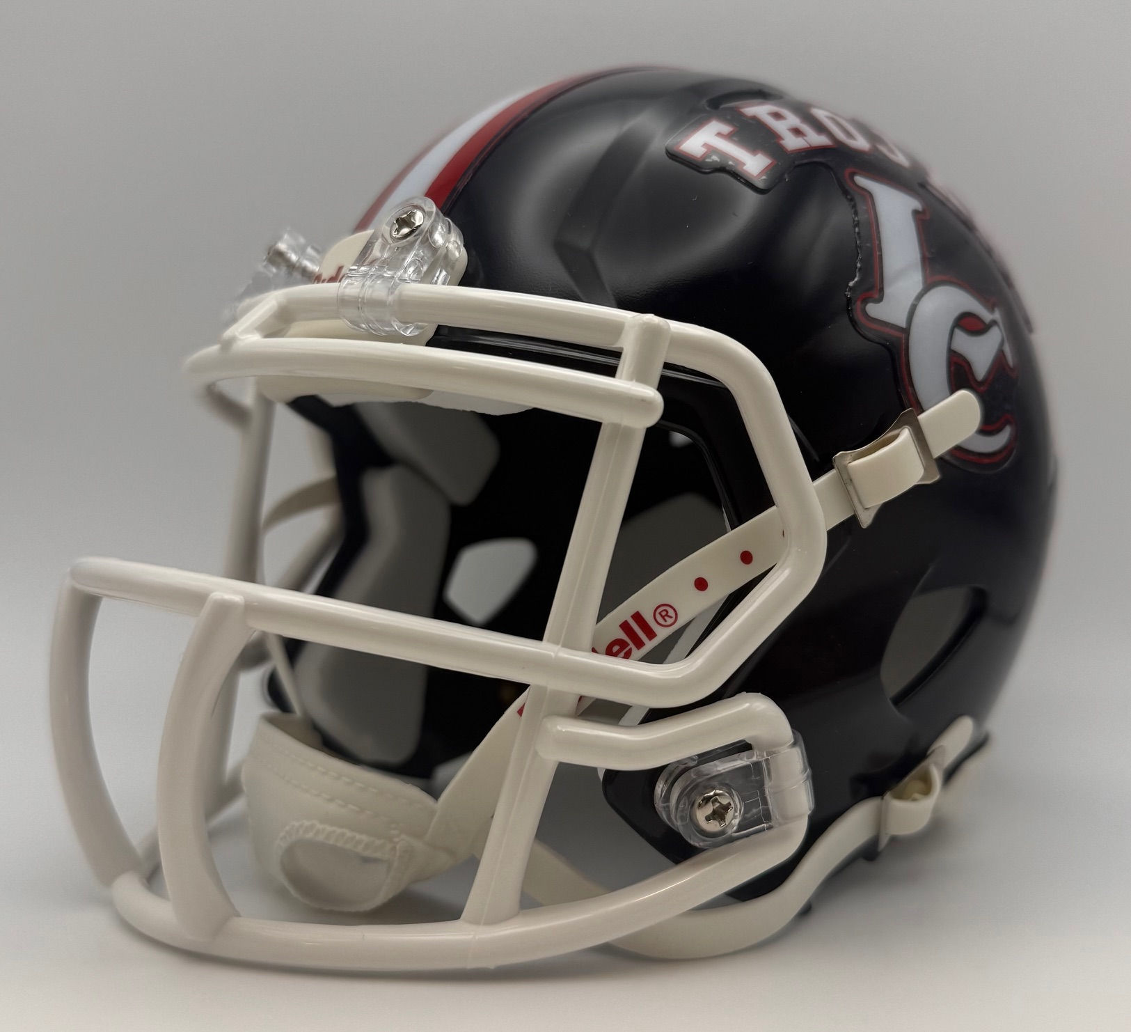 Lamar County Trojans HS GA 2012 to 2015 Riddell Speed Mini Helmet