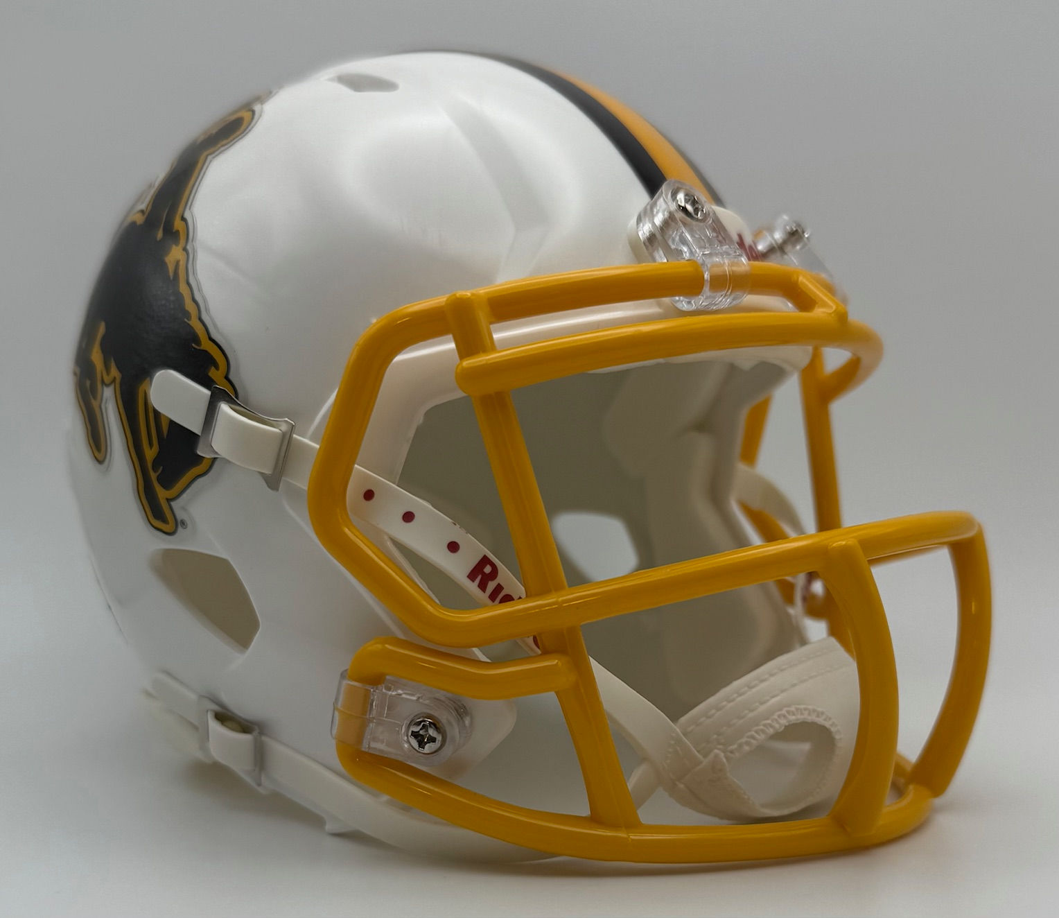 Wyoming Cowboys 1981 to 1985 Mini Speed Football Helmet