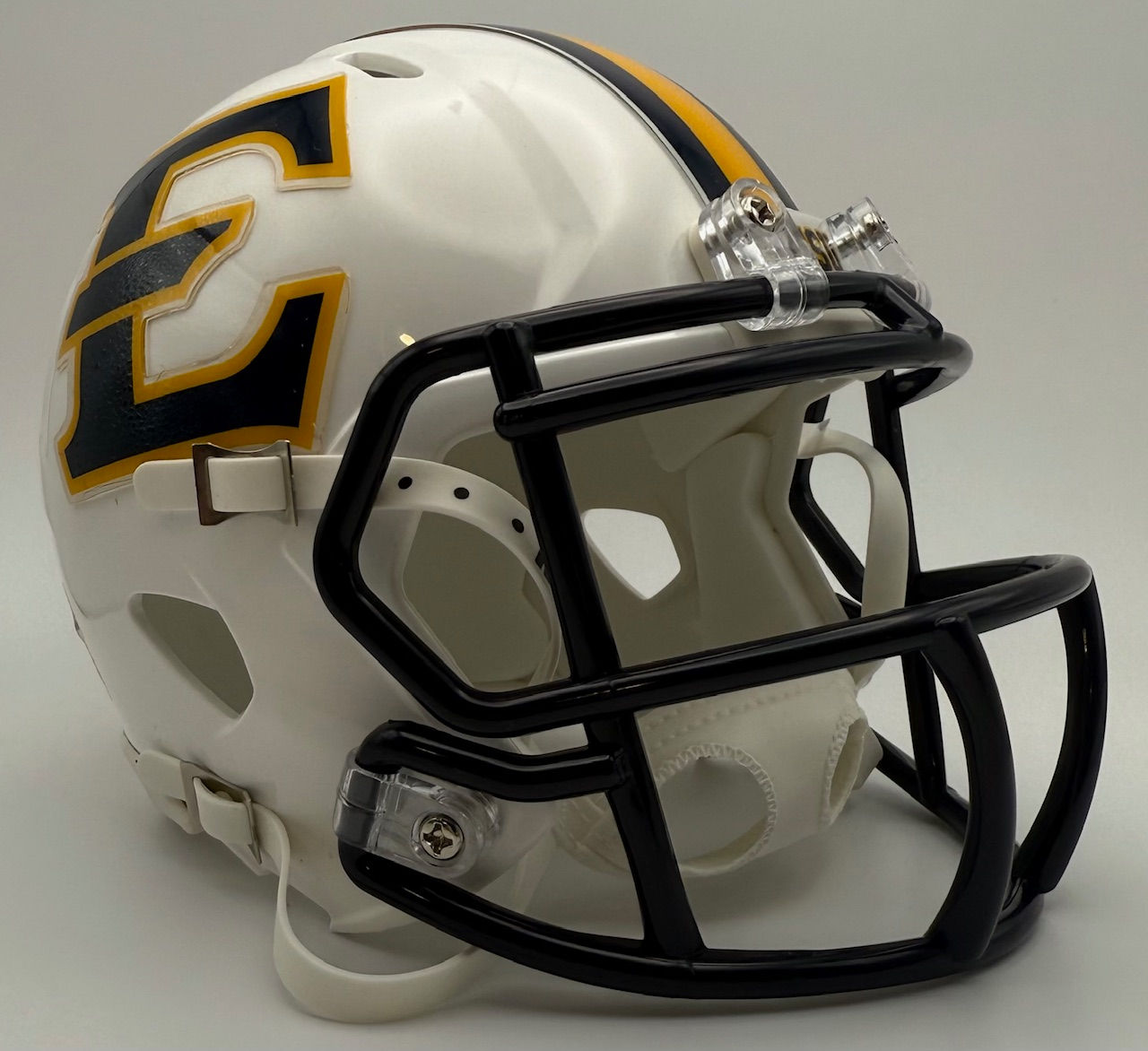 East Tennessee State Buccaneers 2025 White Riddell Speed Mini Helmet