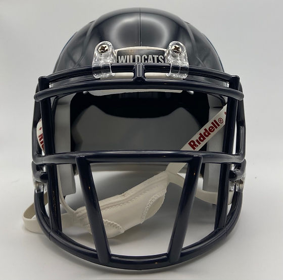 black football helmet front Army Knights Skull and Crossbones Riddell Speed Replica Full Size The ultimate mini speed football helmet collectible Riddell Adult SpeedFlex Football Helmet,