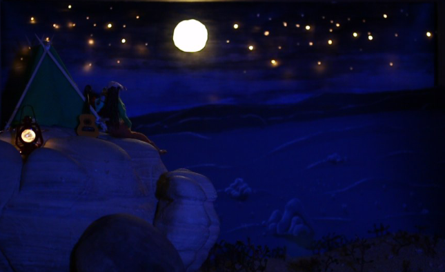 Joshua Tree at night