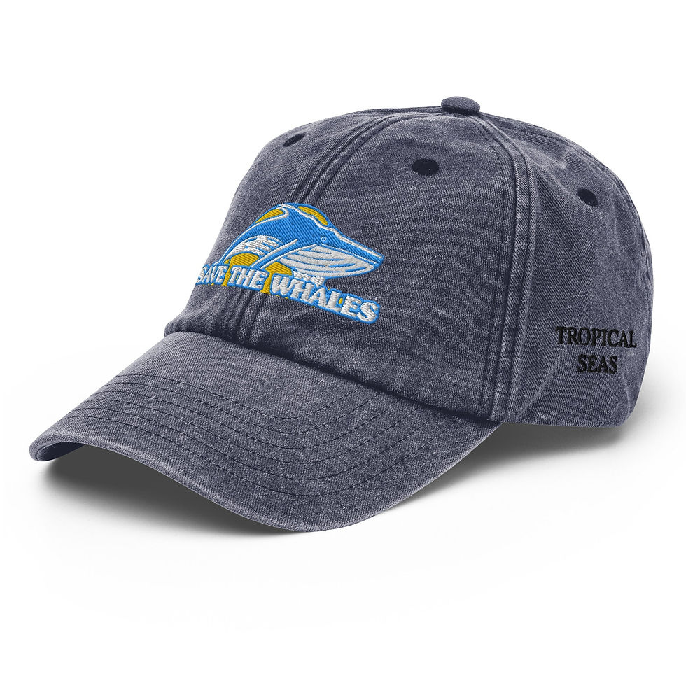 Miniatura: Vintage Save the Whales Hat