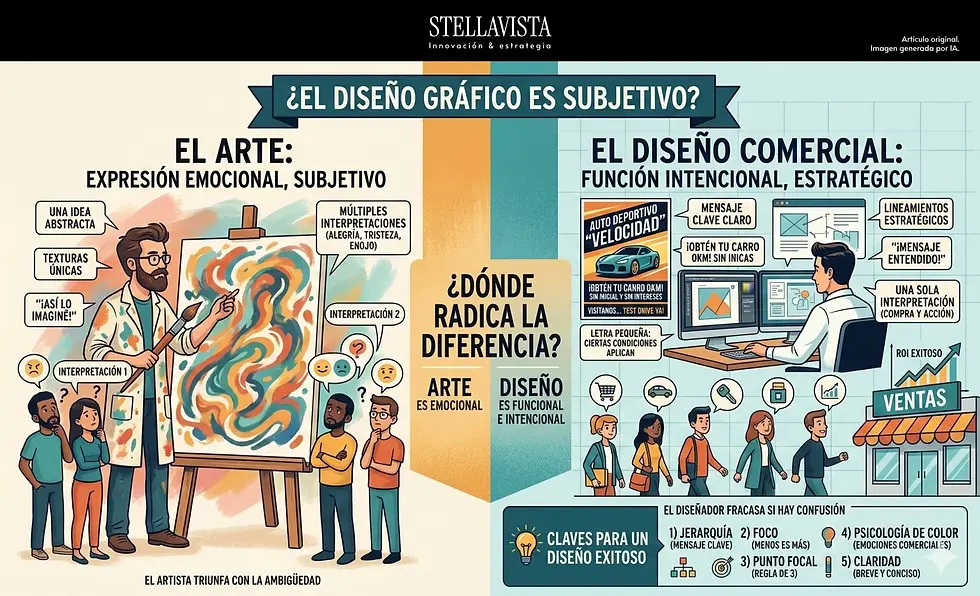 ¿EL DISEÑO GRÁFICO ES SUBJETIVO?