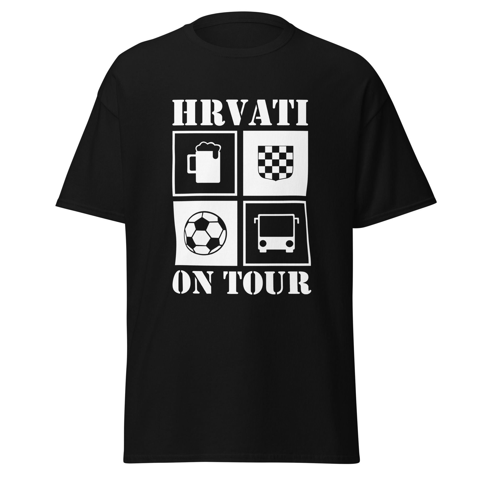 Majica kratki rukav Hrvati on tour