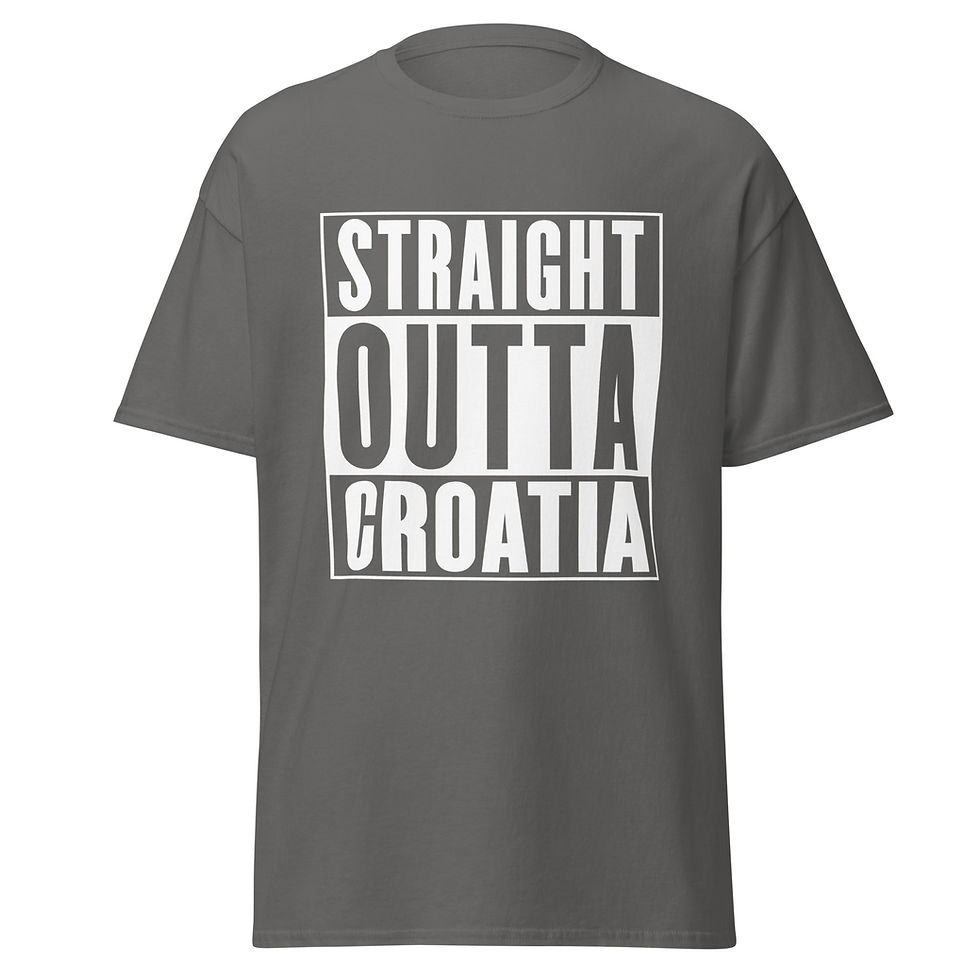 Minijatura: Majica kratki rukav Straight Outta Croatia