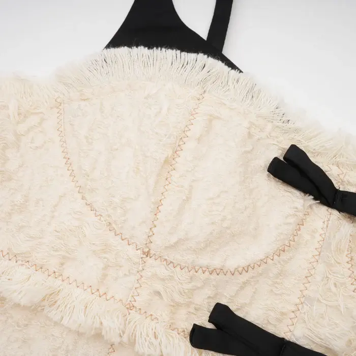 Thumbnail: CYRIELLE BOW-DETAIL MINI DRESS