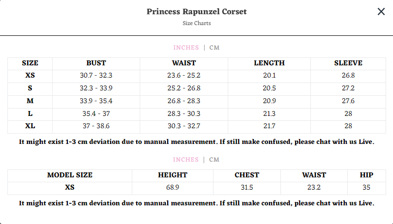 Thumbnail: Princess Rapunzel Corset
