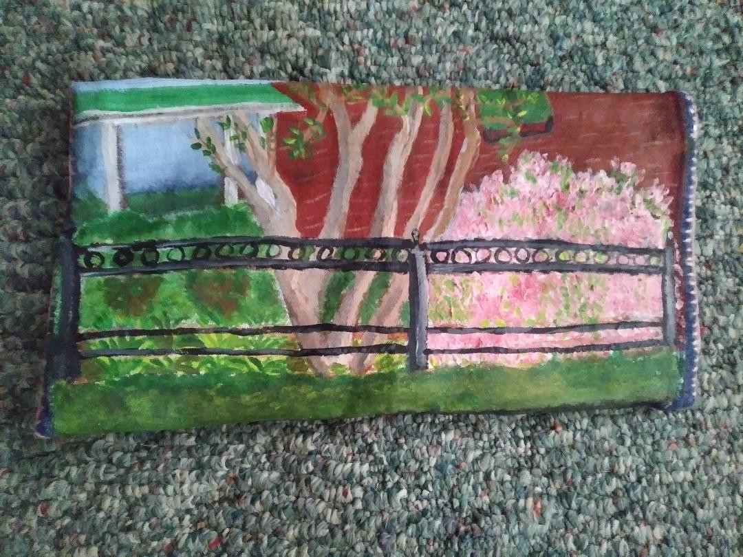 Plein Air Painted Bags