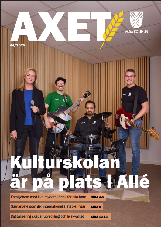 Framsida till tidningen axet