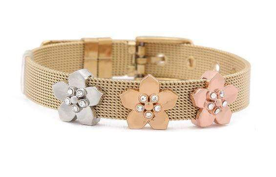 Miniatura: 5 Stone Flower Charm