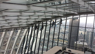 Don't Look Down Rope Access Ltd, facade work, window cleaning limescale removal, high level window cleaning, dirty window, regular window cleaning, periodic window cleaning, repair, leak investigation, waterproofing, inspection, building maintenance, property maintenance, rope access, London rope access, Crawley rope access, work at height, safe access, access remote places, IRATA, safecontractor, safe contractor