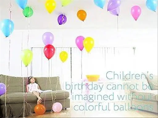 Thumbnail: Orange colour Ballon Birthday, Anniversary Festival, Wedding, Engagement