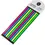 Thumbnail: Ji And Ja 8820 Neon Sticky Notes 20 Sheets Transparent Long Index Tabs, 4 Colors