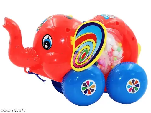 Thumbnail: Elephant Pull Along Toy | Walk & Play Toy for Infant and Preschool Kids