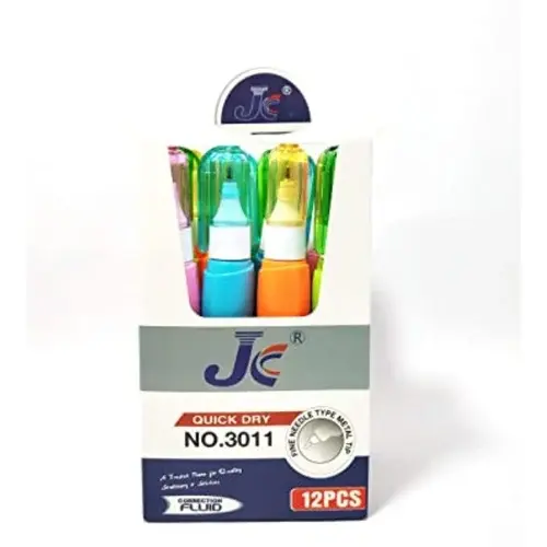 Thumbnail: JC Plastic CORRECTION FLUID WHITENER PEN(Single piece)