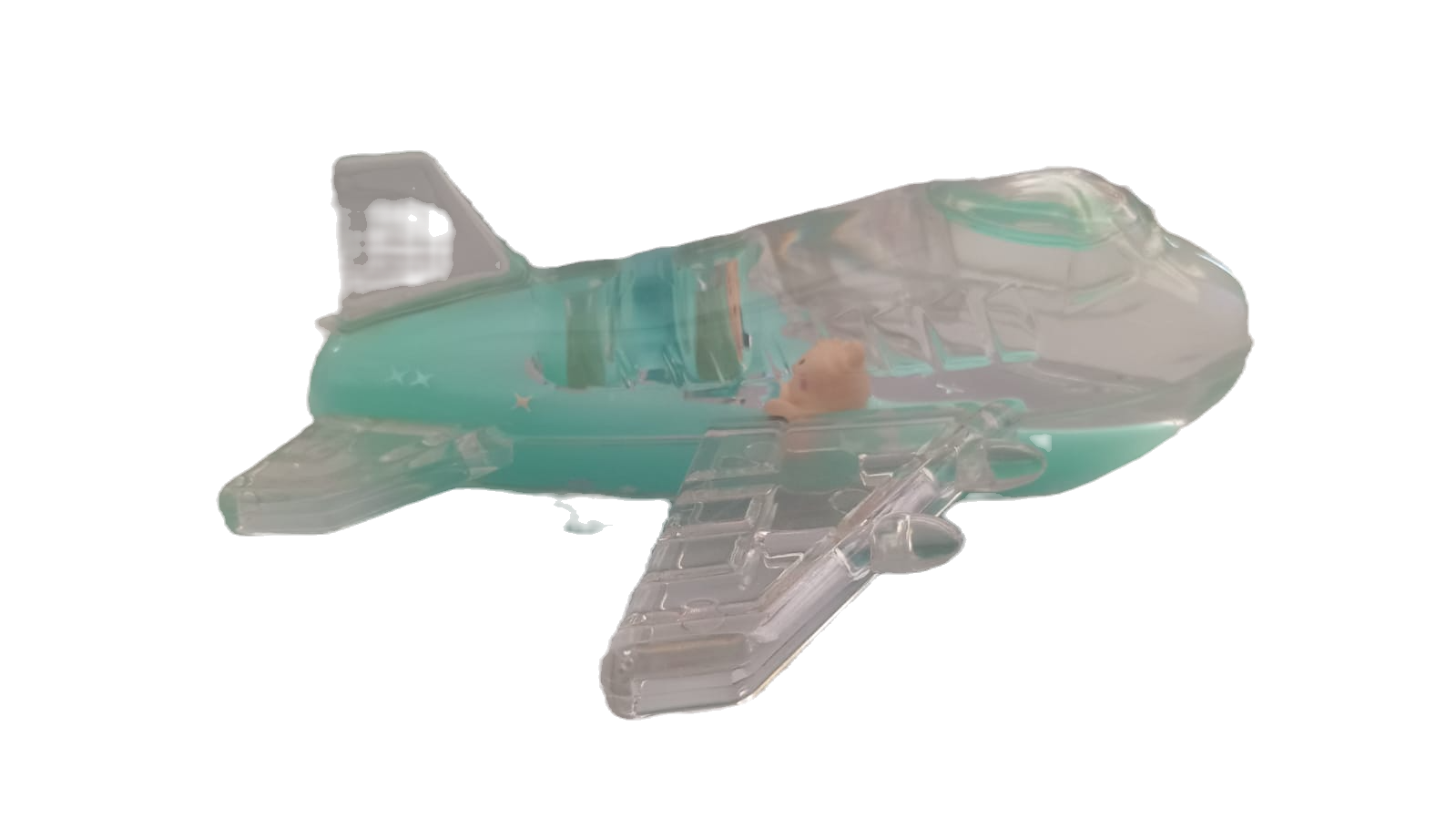 Tropical Sea Liquid Jet Plane Pen Stand