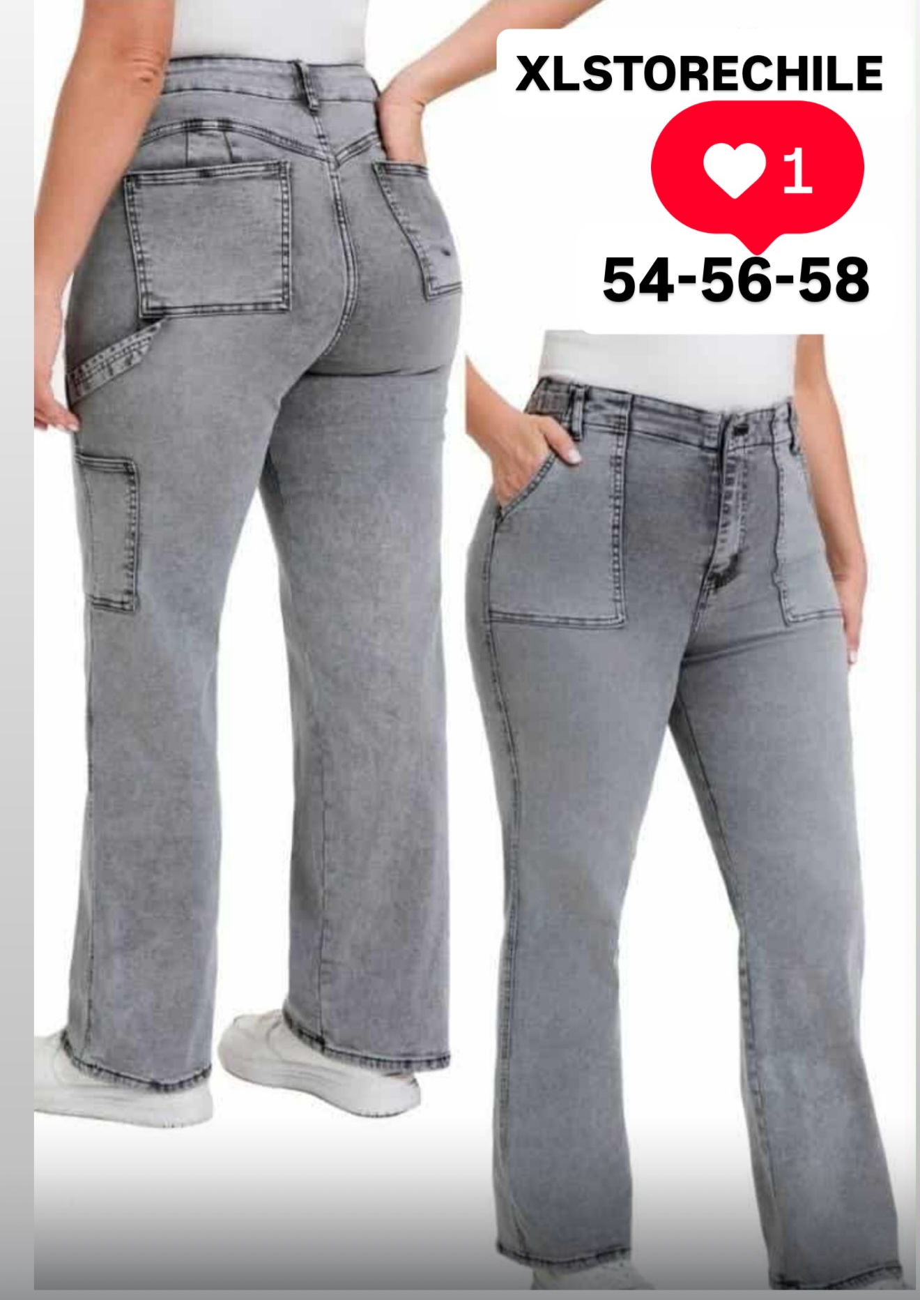 Jeans plomo 
