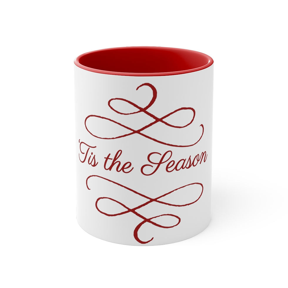 'Tis the Season Collection Christmas Accent Coffee Mug, 11oz