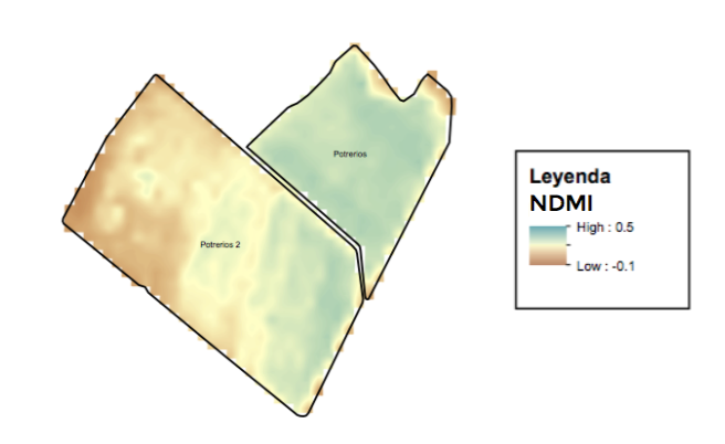 Estrés Hídrico (NDMI)