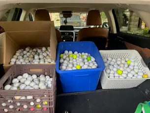 What to Do With Old Golf Balls in Your Garage