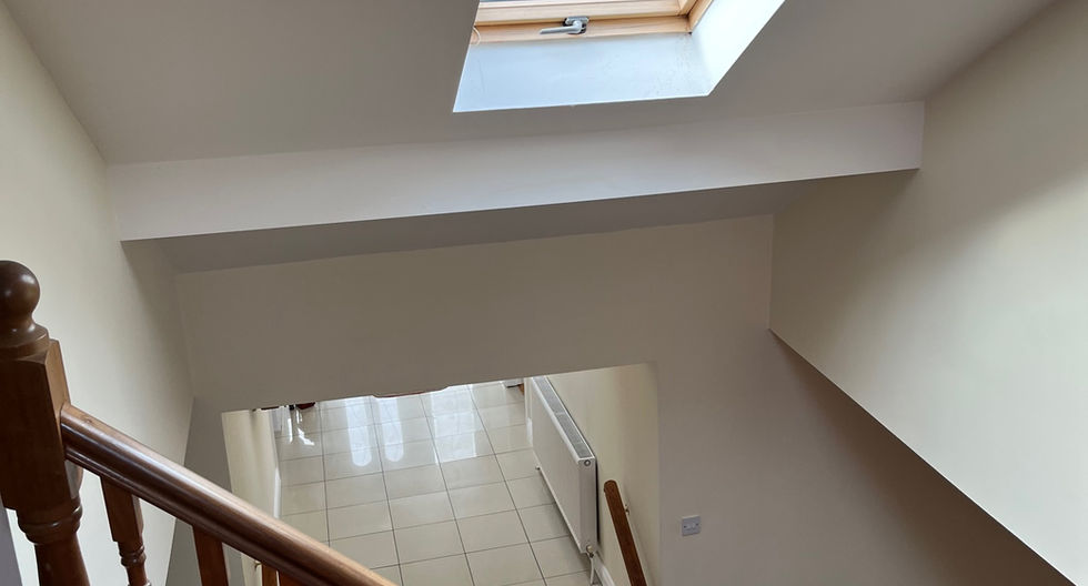Dual Landing Staircase and Velux Window Skylight