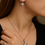 Thumbnail: Cosmic Charm – Planet & Star Combo Set (Pendant, Earrings & Ring – Silver Finish