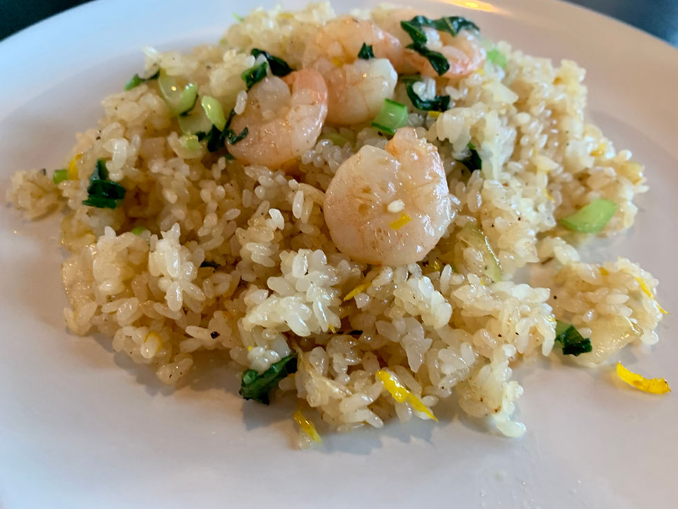 秋の味覚柚子ピラフ