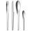 Thumbnail: Georg Jensen Arne Jacobsen 4-Piece Flatware Set, Matte Finish