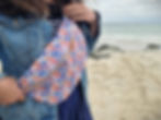 Miniature : Sac banane bandoulière femme, algues colorées