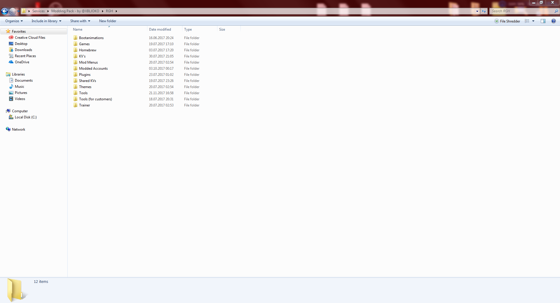 Modding Pack - by @XBLJOKO