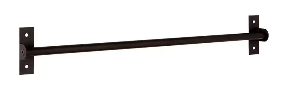 A black rail is great for contemporary spaces and new builds.