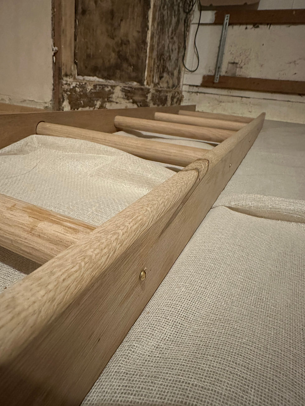 Our oak ladder looks stunning - this is before any stain or varnish has been applied - so the options are endless!