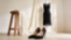 Black Lace Dress with Velvet Pumps by Vivien Lauren