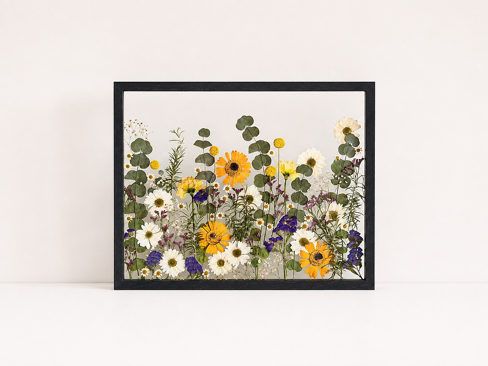 Miniaturbild: Gepresste Blumen - Bilderrahmen Large 40x50cm