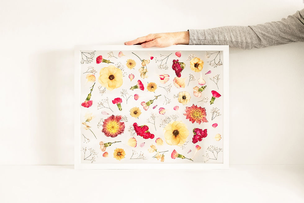 Miniaturbild: Gepresste Blumen - Bilderrahmen Large 40x50cm