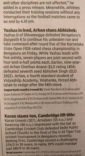 Arhan Chess News
