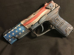 Cerakote American Flag Handgun