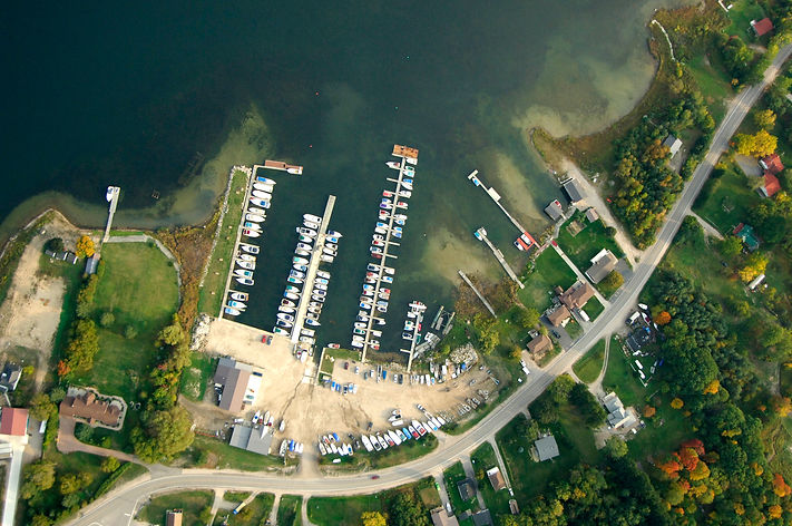 Harbour West Marina Drone Birds Eye View