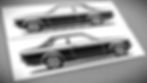 Miniaturbild: Opel Kadett C Limo Sticker Silhouette schwarz, Kadett C Aufkleber Silhouette schwarz, Opel Kadett C side view sticker black